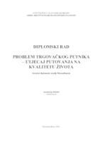 prikaz prve stranice dokumenta PROBLEM TRGOVAČKOG PUTNIKA - UTJECAJ PUTOVANJA NA KVALITETU ŽIVOTA