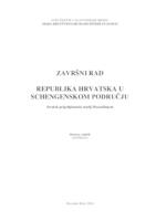 prikaz prve stranice dokumenta Republika Hrvatska u Schengenskom području