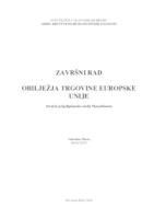 prikaz prve stranice dokumenta OBILJEŽJA TRGOVINE EUROPSKE UNIJE