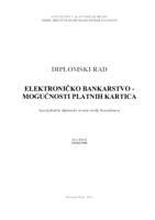 prikaz prve stranice dokumenta ELEKTRONIČKO BANKARSTVO - MOGUĆNOSTI PLATNIH KARTICA