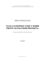prikaz prve stranice dokumenta ULOGA EUROPSKE UNIJE U BORBI PROTIV KLIMATSKIH PROMJENA